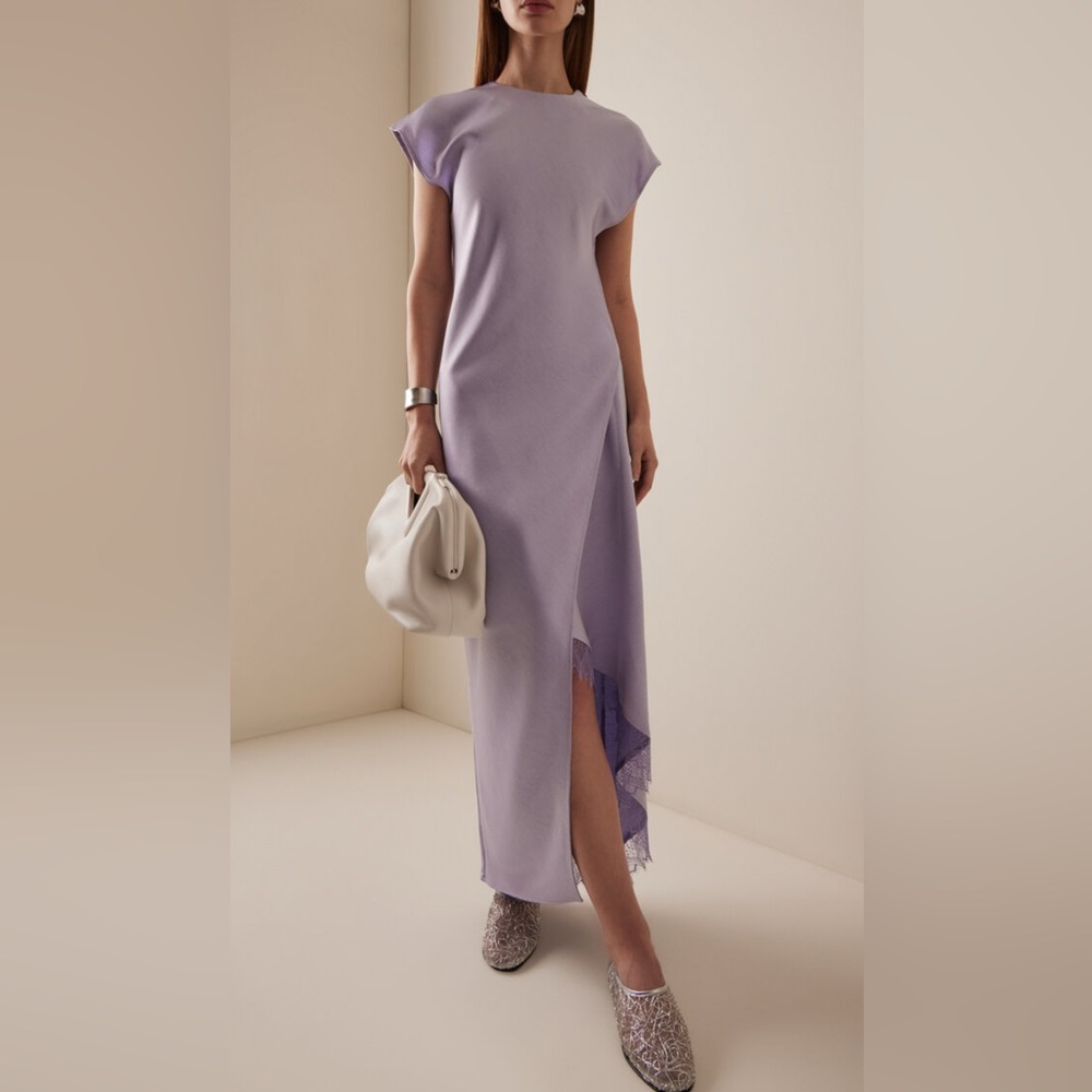 JW Anderson Asymmetric Crewneck Maxi Dress